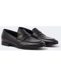 Canali - Leather Penny Loafers - Lyst