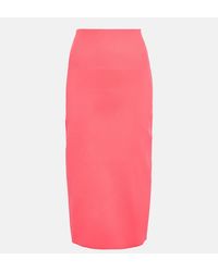 Victoria Beckham - Vb Body Knitted Pencil Skirt - Lyst