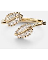 Anita Ko - Small 18Kt Ring With Diamonds - Lyst