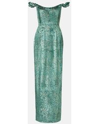 Markarian - Abito Lungo Off-Shoulder Yolanda - Lyst