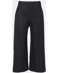 Pleats Please Issey Miyake - Monthly Colors: July Pleated Wide-Leg Pants - Lyst