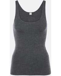 TOTEME - Wool-Blend Tank Top - Lyst