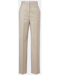 Agnona - Wool Straight Pants - Lyst