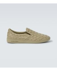 Bottega Veneta - Sawyer Intrecciato Leather Sneakers - Lyst
