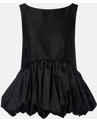 Rohe - Peplum Wool And Silk Top - Lyst