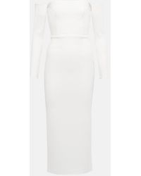 Alex Perry - Bridal Off-Shoulder-Midikleid - Lyst