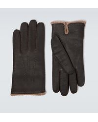 Thom Sweeney - Handschuhe Aus Leder Mit Kaschmir - Lyst