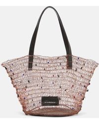 STAUD - Jewel Embellished Top-Handle Bag - Lyst