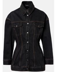 Wardrobe NYC - Contour Denim Jacket - Lyst