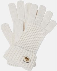 Gucci - Wool Cashmere Gloves With Double G - Lyst