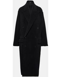 Balenciaga - Double-breasted Cashmere And Wool Coat - Lyst
