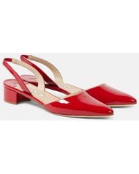 Manolo Blahnik - Aspro 30 Patent Leather Slingback Pumps - Lyst