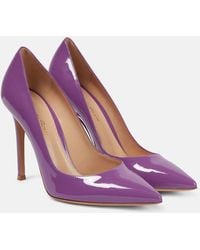 Gianvito Rossi - Gianvito 105 Patent Leather Pumps - Lyst