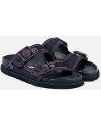Birkenstock - Sandalen Arizona Aus Denim - Lyst