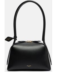 Alaïa - Le Bouledogue Small Leather Tote Bag - Lyst