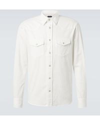 Tom Ford - Cotton Poplin Shirt - Lyst