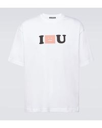 Acne Studios - Camiseta Face de jersey de algodon - Lyst