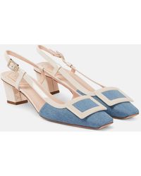 Roger Vivier - Belle Vivier 45 Slingback Pumps - Lyst