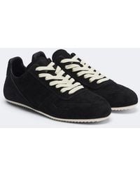Rick Owens - Minimal Suede Sneakers - Lyst