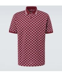 Gucci - Poloshirt Aus Gg Baumwoll-Piqué-Jacquard, Größe - Lyst