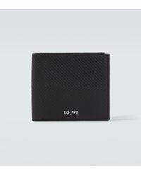 Loewe - Logo Leather Bifold Wallet - Lyst