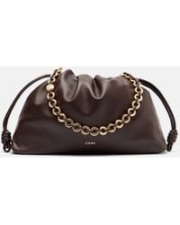 Loewe - Flamenco Large Leather Shoulder Bag - Lyst