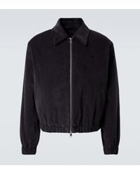 Ami Paris - Ami De Cour Cotton Corduroy Blouson Jacket - Lyst