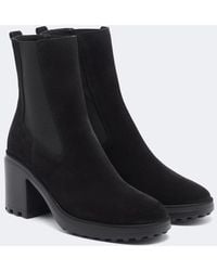 Hogan - H724 Suede Ankle Boots - Lyst