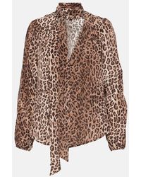 RIXO London - Bluse Moss Aus Seide - Lyst