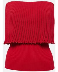Altuzarra - Pascale Ribbed-Knit Jersey Top - Lyst