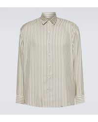 LeKasha - Striped Oversized Linen Shirt - Lyst
