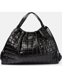 Gucci - Deco Large Quilted Leather Shoulder Bag - Lyst