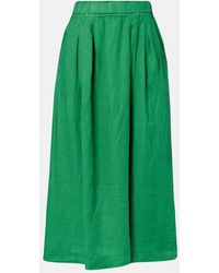 Velvet - Linda Linen Maxi Skirt - Lyst