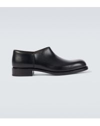 The Row - Nobilis Leather Ankle Boots - Lyst