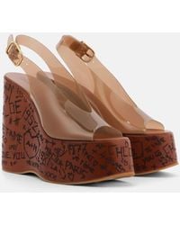 Chloé - Maxime Wedge Sandals - Lyst