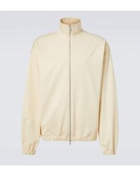 Jil Sander - Cotton-Blend Zip-Up Sweatshirt - Lyst