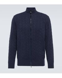 Loro Piana - Cable-knit Cashmere Cardigan - Lyst