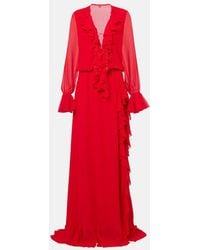 Bananhot - Bellen Ruffled Maxi Dress - Lyst