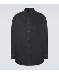 Loewe - Anagram Denim Overshirt - Lyst