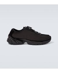Our Legacy - Klove Suede-trimmed Leather Sneakers - Lyst