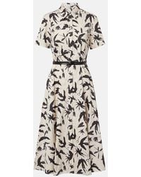 Altuzarra - Kiera Printed Cotton-Blend Shirt Dress - Lyst