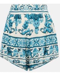Adriana Degreas - Printed High-Rise Shorts - Lyst