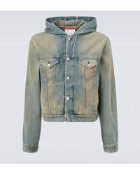 Acne Studios - Chaqueta De Denim Con Capucha - Lyst