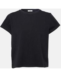 Agolde - Adine Cropped Cotton Jersey T-Shirt - Lyst
