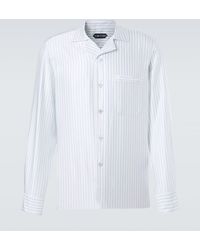 Tom Ford - Striped Silk Shirt - Lyst
