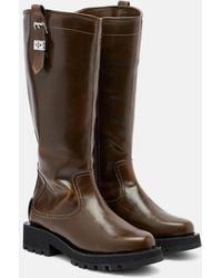 Ganni - Studs Knee-High Boots - Lyst