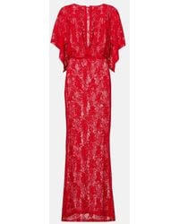 Norma Kamali - Robe Obie Aus Spitze - Lyst