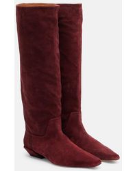 Paris Texas - Bettina 25 Suede Knee-High Boots - Lyst
