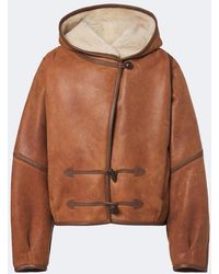 Isabel Marant - Amiel Hooded Leather Jacket - Lyst