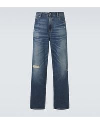 Our Legacy - Vast Cut Distressed Wide-Leg Jeans - Lyst